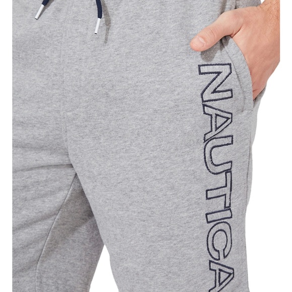 Nautica Mens 9" Logo Fleece Short - Picture 4 of 5
